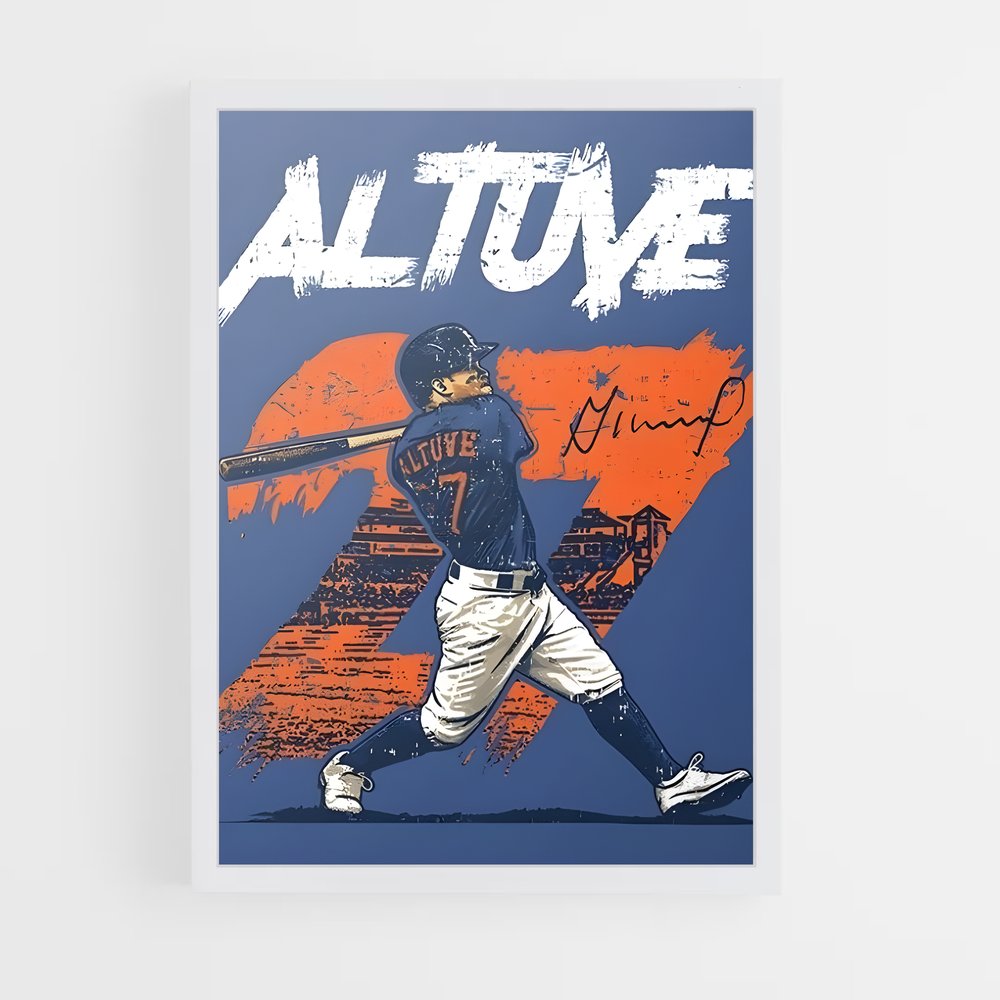 Poster Home Run Hustle – affiche Baseball (vue 3)